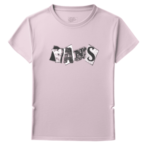 Vans MIX COLLAGE CREW SS TEE Női póló, rózsaszín, méret kép