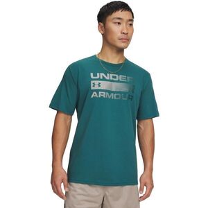 Under Armour UA TEAM ISSUE WORDMARK SS Férfi póló, sötétzöld, méret kép