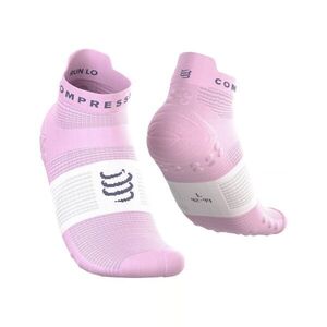 Compressport PRO RACING SOCKS V4.0 RUN LOW Futózokni, rózsaszín, méret kép