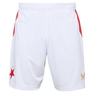 CASTORE SK SLAVIA PRAGUE HOME SHORT Férfi focishort, fehér, méret kép