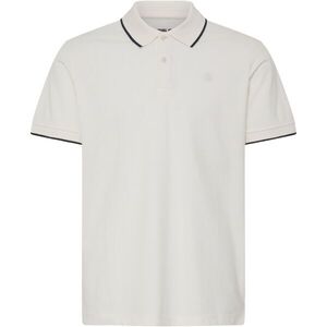 BLEND BHEDIN Férfi galléros póló, fehér, méret XXXL kép