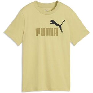 Puma ESSENTIALS N0. 1 LOGO TEE B Fiú póló, sárga, méret kép