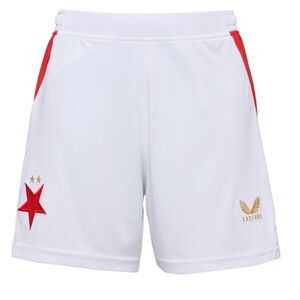 CASTORE SK SLAVIA PRAGUE HOME SHORT JR Gyerek futballsort, fehér, méret kép