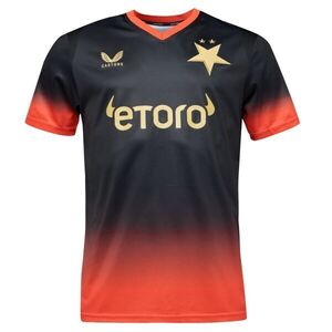 CASTORE SK SLAVIA PRAGUE AWAY SS SHIRT Férfi futballmez, fekete, méret kép