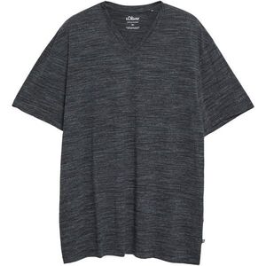 s.Oliver T-SHIRT BIG SIZE Férfi laza póló, fekete, méret kép