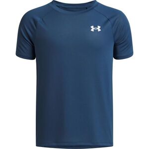 Under Armour UA TECH 2.0 SS Fiú póló sportoláshoz, sötétkék, méret kép