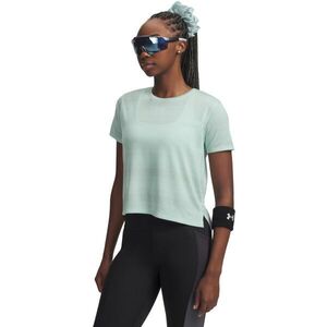 Under Armour VELOCITI SHORTSLEEVE Női futópóló, zöld, méret kép