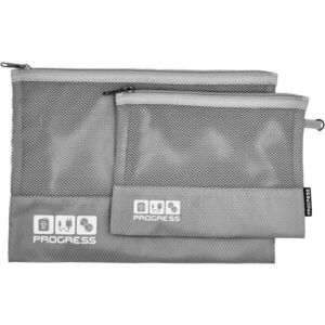 PROGRESS ALL-PACK POUCH 2-SET Két univerzális rendszerezőből álló szett, szürke, méret kép