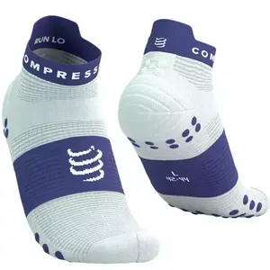 Compressport PRO RACING SOCKS V4.0 RUN LOW Futózokni, fehér, méret kép