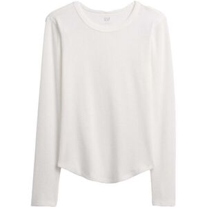 GAP V-LS OPP WAFFLE TEE Női póló, fehér, méret kép