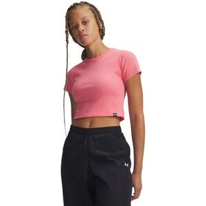 Under Armour RIVAL RIB BABY TEE Női póló, rózsaszín, méret kép