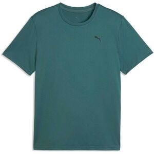 Puma M TAD ESSENTIALS SOLID CAT TEE Férfi póló, sötétzöld, méret kép