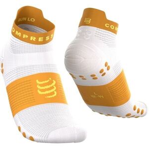 Compressport PRO RACING SOCKS V4.0 RUN LOW Futózokni, fehér, méret kép