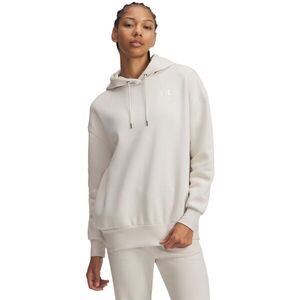 Under Armour ESSENTIAL FLC OS HOODIE Női pulóver, fehér, méret kép