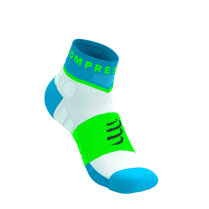 Compressport ULTRA TRAIL LOW SOCKS Trail futózokni, kék, méret kép