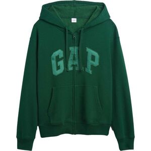GAP V-GAP HERITAGE FZ HD Női pulóver, zöld, méret kép