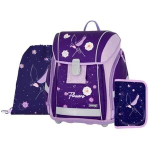 Oxybag SET PREMIUM LIGHT FLOWERS Iskolai szett, lila, méret kép