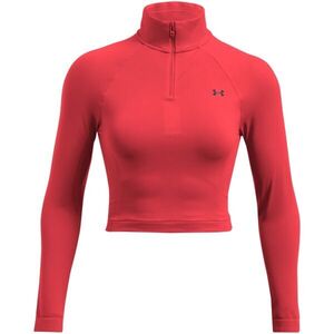 Under Armour VANISH SEAMLESS 1/4 ZIP Női póló, piros, méret kép