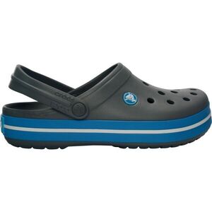 Crocs CROCBAND Uniszex papucs, sötétszürke, méret 45/46 kép
