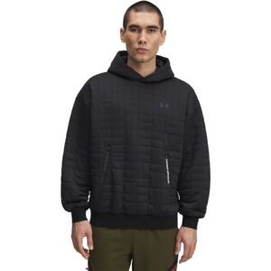 Under Armour UNSTOPPABLE FLEECE TEXTURED Férfi pulóver, fekete, méret M kép