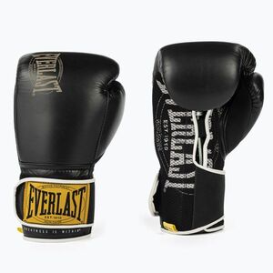 Bokszkesztyűk EVERLAST 1910 Klasszikus fekete EV1910 (Classic EV1910 BLK) kép