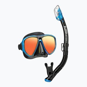 TUSA búvárszett maszk + POWERVIEW snorkel fekete UC 2425 MQB (Powerview UC-2425PMQB) kép