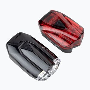 INFINI Set Lava Usb kerékpár lámpa fekete I-260WR1 (Set Lava Usb I-260WR1) kép