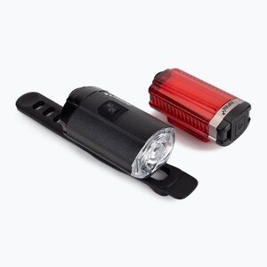 INFINI Set Tron Usb kerékpárvilágítás készlet fekete I-8180 (Tron USB set I-8180) kép