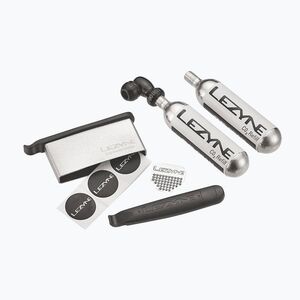 Kerékpár szett LEZYNE TWIN KIT CO2, TWIN SPEED DRIVE, 6x kombinált tapasz, 2x kanál + 2x patron 1-C2-TWDRKIT-V204 (Twin Kit Co2 Twin Speed Drive 1-C2-TWDRKIT-V204) kép