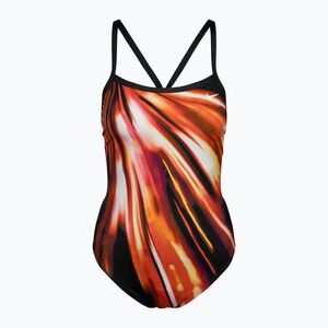 Nike Spectrum női egyrészes fürdőruha fekete és piros NESSA014-614 (Spectrum NESSA014) kép