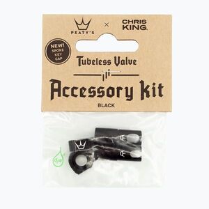 Peaty'S X Chris King Mk2 Tubeless Valves kiegészítő szett fekete 83798 (X Chris King MK2 Tubeless Valves Accessory Kit PTV2-ACCS-BLK-12) kép