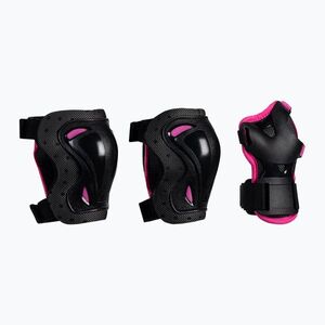 Rollerblade görkorcsolya felszerelés készlet Junior 3 csomag fekete 069P0300 7Y9 (Skate Gear Junior 3 Pack 069P0300 7Y9) kép