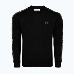 Férfi Octagon Stripe pulóver fekete (Stripe) kép