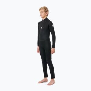 Rip Curl Freelite 3/2 mm Flat Lock Steamer gyermek búvárruha fekete WF203J (Junior Freelite 3/2 mm Back Zip Flat Lock WF203J) kép