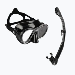 Cressi Big Eyes Evolution búvárszett + Alpha Ultra Dry maszk + snorkel fekete WDS337550 (Big Eyes Evolution + Alpha Ultra Dry WDS337550) kép