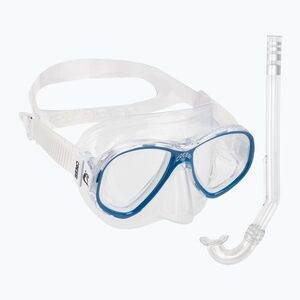 Cressi Gyermek Snorkel Set Perla Jr maszk + Minigringo Snorkel Clear Blue DM101220 (Perla Jr + Minigringo DM101220) kép