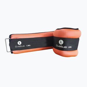 Boka- és csuklósúlyok 1, 5 kg 2 db. Sveltus Súlyozott mandzsetta narancssárga 0943 (Weighted Cuff 0943) kép