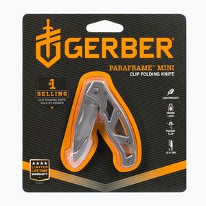 Gerber Paraframe Mini Folder Fine Edge utazókés ezüst 22-48485 (Paraframe Mini Folder Fine Edge 22-48485) kép