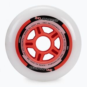 Powerslide PS One Spacer/Bearings 8-Pack 8 db-os görkorcsolya kerekek piros 905302 (PS One Spacer/Bearings 8-Pack 905302) kép