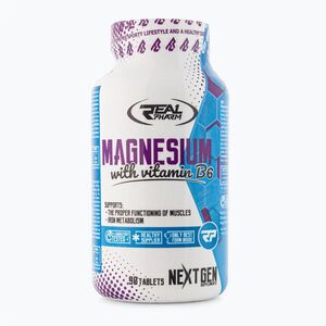 Magnézium Real Pharm magnézium+B6 90 tabletta 666718 (Magnesium+B6 666718) kép