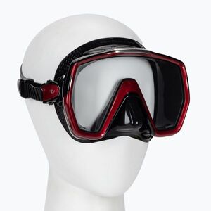 TUSA Freedom Hd maszk búvármaszk fekete/piros M-1001 (Freedom HD M 1001) kép