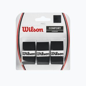 Wilson Pro Overgrip teniszütő tekercsek 3 db fekete WRZ4014BK (Pro Comfort Overgrip WRZ4014BK) kép