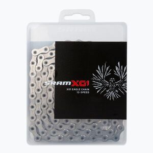 SRAM CN PCX01 EAGLE 126LI W/ PWR.LC kerékpár lánc ezüst 00.2518.023.011 (CN PCX01 EAGLE 126LI W/ PWR.LC 00.2518.023.011) kép