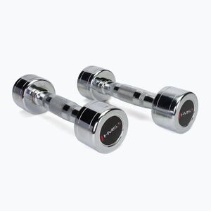 HMS CHD02 súlyzók 2 db. 2 kg ezüst 17-66-181 (CHD02 17-66-181) kép