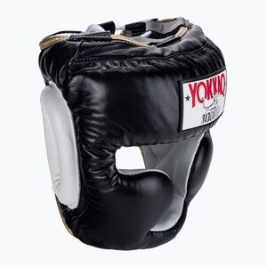 YOKKAO edző fejvédő harci sport sisak fekete HYGL-1-1 (Training Headguard HYGL-1-1) kép