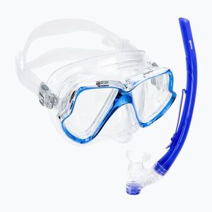 Mares Zephir búvárszett maszk + snorkel kék/színtelen 411769 (Zephir 411769) kép