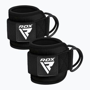 Boka horogszíjak RDX Gym Ankle Pro A4 fekete WAN-A4B-P (Gym Ankle Pro A4 WAN-A4B-P) kép