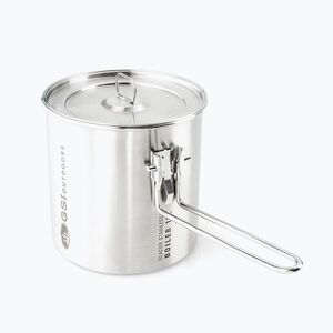 GSI Outdoors Glacier rozsdamentes bojler ezüst 68190 cserépedény (Glacier Stainless Boiler 68190) kép