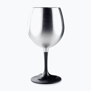 GSI Outdoors Glacier rozsdamentes, fészekrakó vörösboros pohár túrázó pohár ezüst 63310 (Glacier Stainless Nesting Red Wine Glass 63310) kép