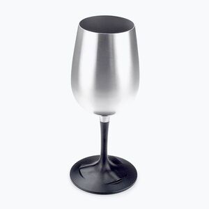 GSI Outdoors Glacier rozsdamentes fészekrakó borospohár ezüst 63305 (Glacier Stainless Nesting Wine Glass 63305) kép